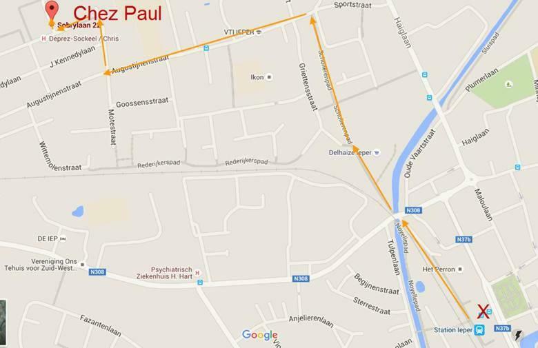 Bed and Breakfast Chez Paul Ypres Exterior foto